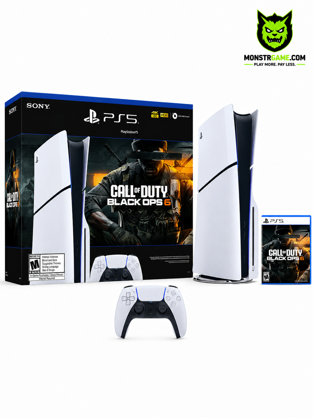 Sony PlayStation 5 Slim (Disc) Call of Duty: Black Ops 6 Bundle 1TB