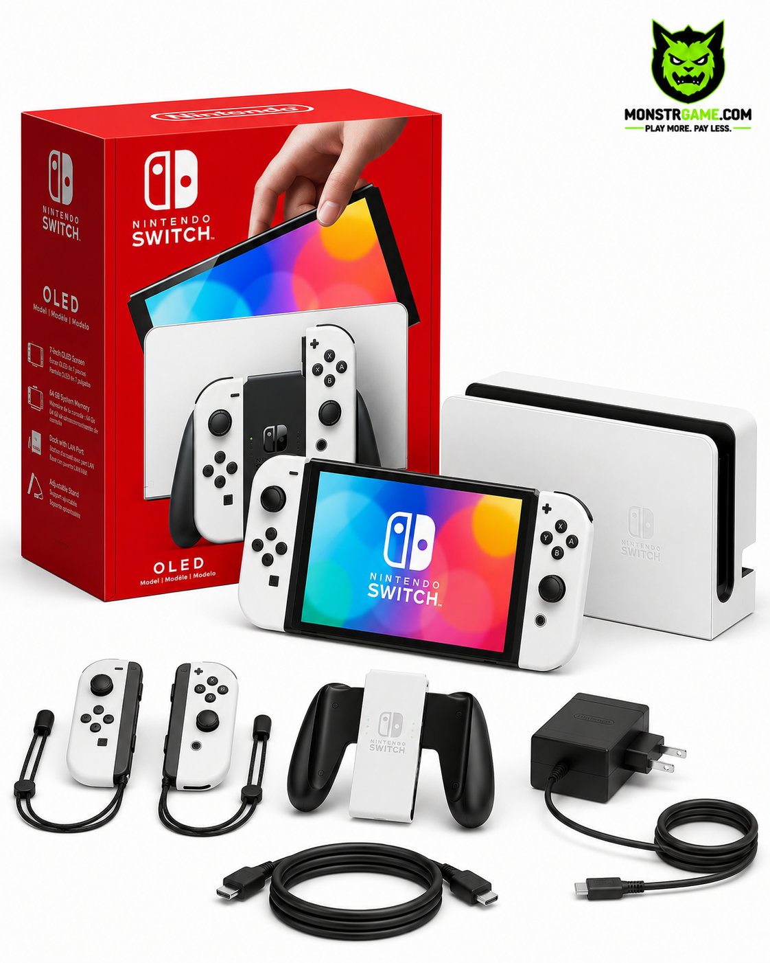 Nintendo Switch OLED (White)