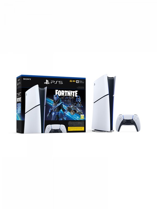 Sony PlayStation 5 Slim Digital Fortnite Cobalt Star Bundle